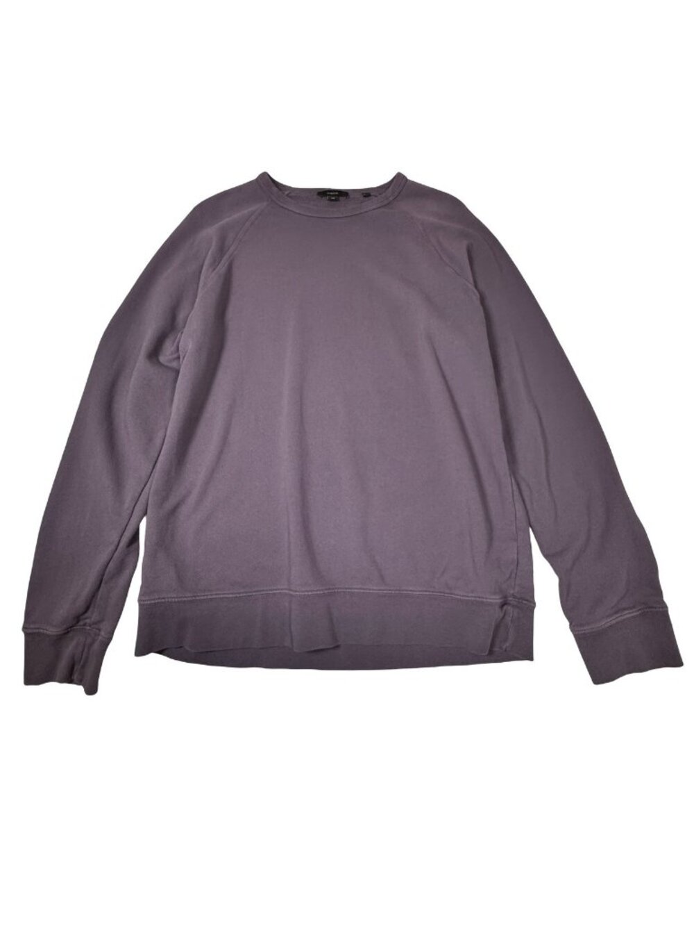 Vince Mens Crewneck Sweatshirt L French Terry Cotton Lightweight